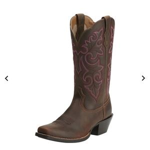 Ariat Round Up Square Toe Western Boot size 6